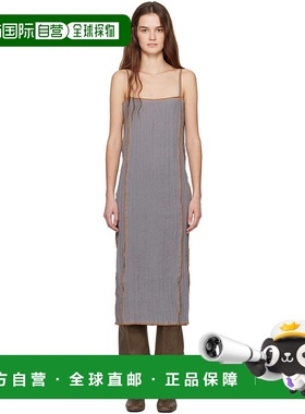 1h可退 香港直邮潮奢 Baserange 女士 灰色 Shok 连衣裙 DRSKS