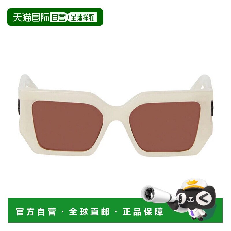 自营 off-white灰白色多佛广场太阳镜-米棕色 美国奥莱直发