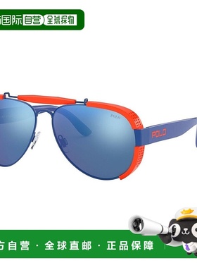 自营 Polo Ralph Lauren树脂太阳镜-蓝色 美国奥莱直发