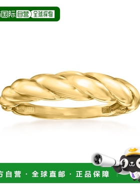 自营 Ross-Simons 14kt 黄金虾戒指 - 黄色 美国奥莱直发