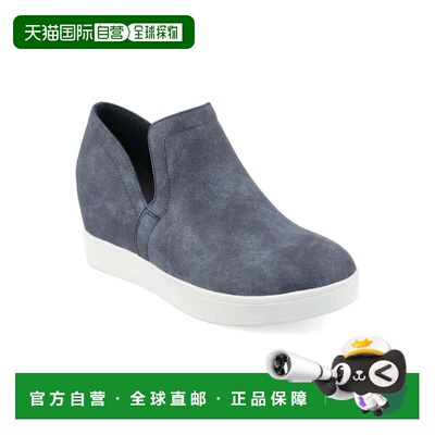自营Journee Collection Cardi Sneaker Women's Blue Slip On We