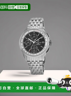自营 breitling百年灵 Premier Chronograph 42 黑色表盘不锈钢男