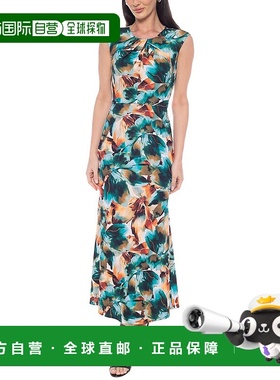 自营 marina玛丽娜连衣裙-蓝色 美国奥莱直发服饰长裙