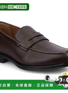 自营 vance co.Vance Phineas 中号和宽号一脚蹬便士乐福正装鞋 -