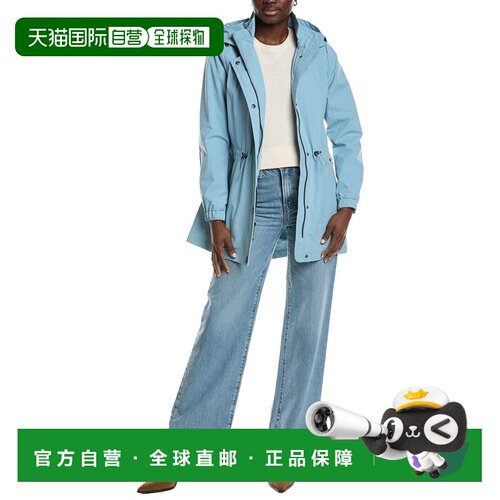 自营London Fog Medium Trench Coat - blue 美国奥莱直发外套