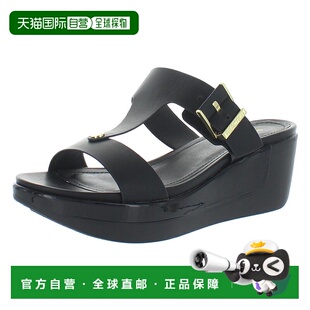 kenneth 人造革露趾坡跟凉鞋 cole Buckle女式 reactionPepea 自营