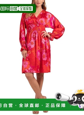 自营 Trina Turk Strand 连衣裙 - 红色 美国奥莱直发