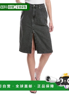 自营 DL1961 Lexie 裙子 - 蓝色 中裙半身裙美国直发奥莱