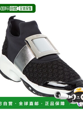 自营Roger Vivier Viv Run运动鞋-黑色 美国奥莱直发厚底