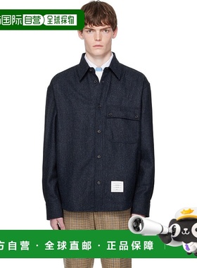 1h可退 香港直邮潮奢 Thom Browne 汤姆 布朗 男士 海军蓝 Oversi