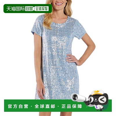 自营 Jude Connally Ella T恤连衣裙-蓝色 美国奥莱直发