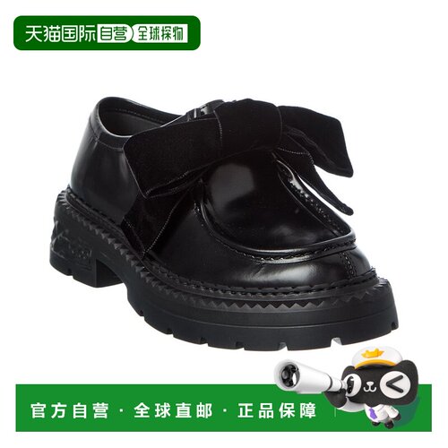 自营Jimmy Choo Marlow皮革莫卡辛-黑色 美国奥莱直发