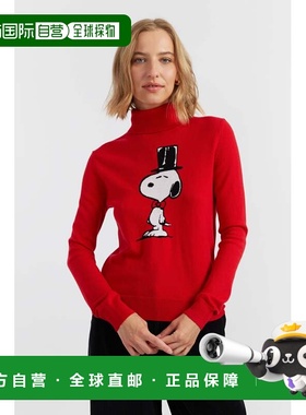 自营chinti & parkerVelvet-Red Wool-Cashmere Top Hat Snoopy S