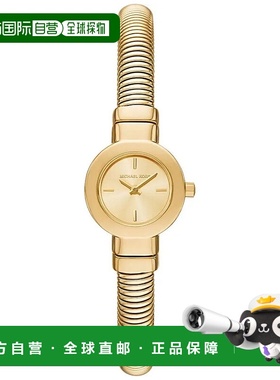 自营Michael Kors女式Gramercy金色表盘手表-金色 美国奥莱直发