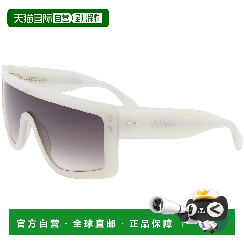 自营 Isabel Marant女式99毫米灰色太阳镜-珍珠白色 美国奥莱直发