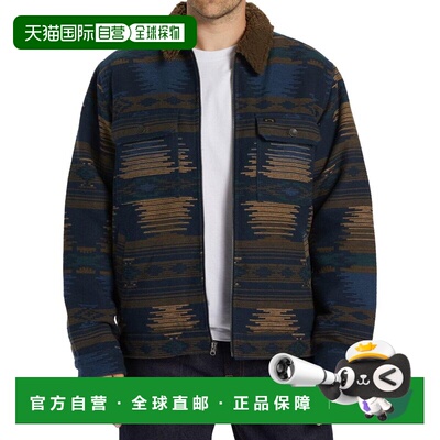 自营Billabong Men's BarLolew Sherpa Jacket - Navy - navy 美