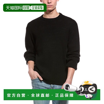 自营Slate & Stone Waffle Knit Wool-Blend Crewneck Sweater -