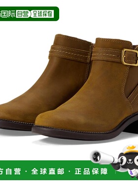 1h可退 【美国直邮】Clarks Maye Strap 女靴 时尚舒适真皮靴子