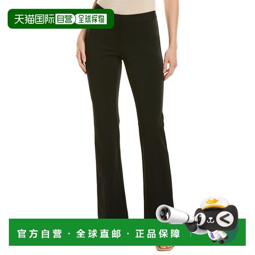 美国直邮自营Lafayette 148 New York Stretch Waldorf耀斑裤-黑