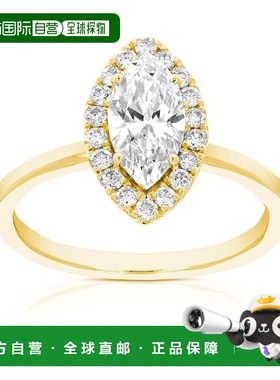 自营vir jewels1 cttw Marquise Lab Grown Diamond Engagement S