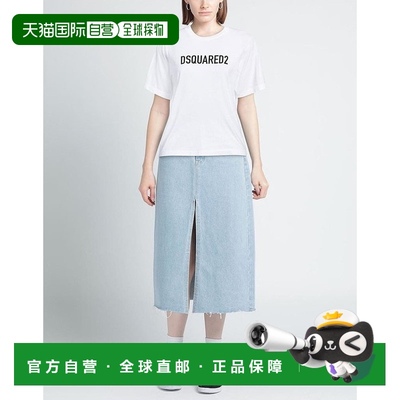 【美国直邮】dsquared2 女士 上装T恤短袖针织牛仔裤