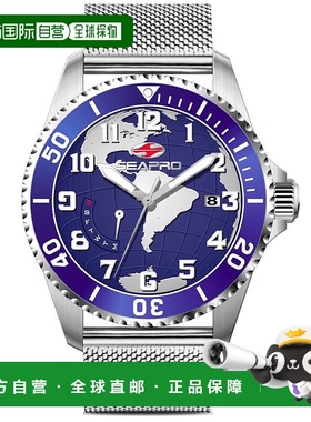 自营Seapro Men's Voyager Blue Dial Watch - blue 美国奥莱直发