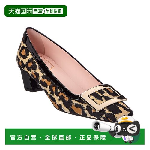 自营Roger Vivier 50帆布和专利泵-multi 美国奥莱直发