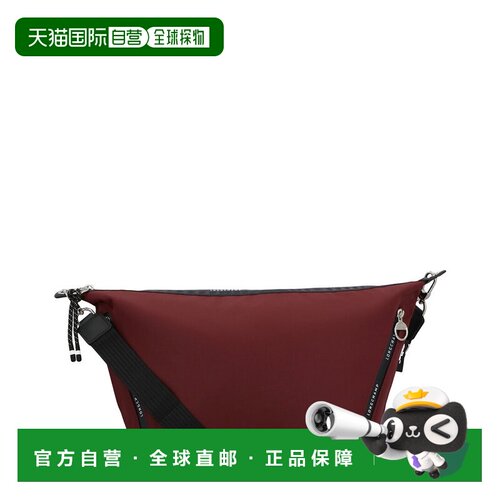 自营Longchamp Le Pliage能量帆布斜挎包-红色珑骧 美国直发奥莱