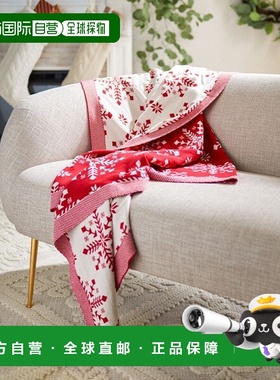 自营 safavieh冰霜投掷-红色 美国奥莱直发