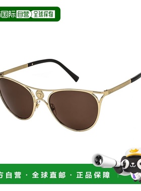 自营Versace Women's VE2237 57mm Sunglasses - yellow 美国奥莱