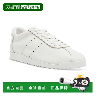 自营Steve Madden Mirage运动鞋女士白色皮革生活方式鞋RHS8203-