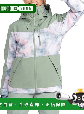 自营ROXY Presence Parka - Green 夹克美国直发奥莱滑雪服