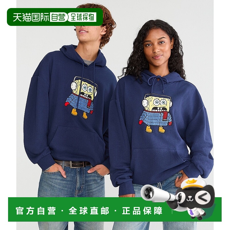自营Aeropostale Spongebob X Chilly Spongebob Pullover Hoodie
