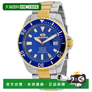 自营Seapro Men's Blue dial Watch - blue 美国奥莱直发