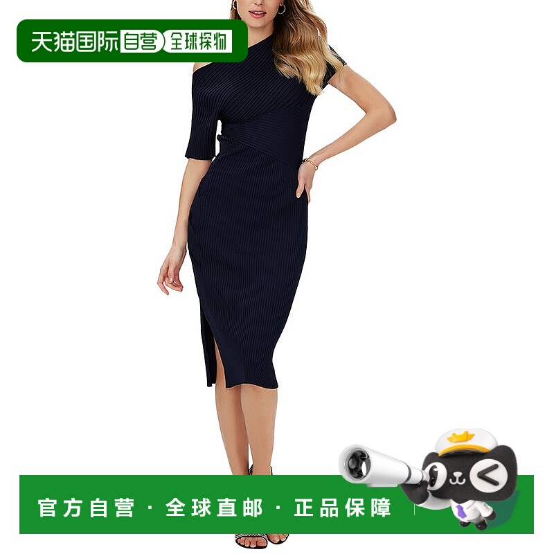 自营 DIANE VON FURSTENBERG CLARA 连衣裙 - 蓝色 美国奥莱直发