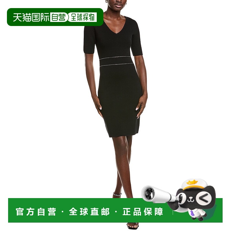 自营St. John Sheath Mini Dress - black 美国奥莱直发