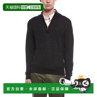 Merino Sweate Plaited Neck Mock Wool Zip Magli 自营Bruno