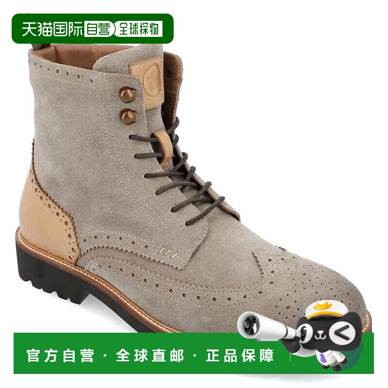 自营 Thomas & Vine Welch Wingtip 踝靴 - 灰褐色 美国奥莱直发