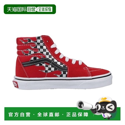 自营vansSk8-Hi 'Reflect Check Flame' Little Kids' Shoes 美国