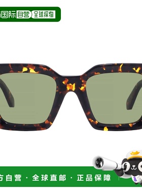 自营Off-White JACKSON Green Square Unisex Sunglasses OERI13I