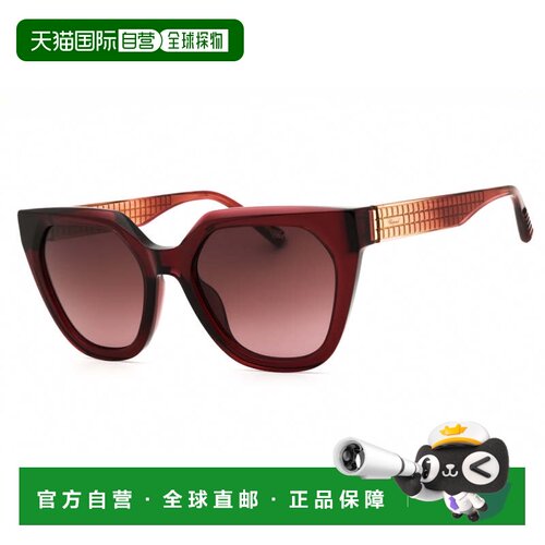 自营chopardSCH377M 0AFD闪亮透明覆盆子/浅棕色渐变-闪亮透明覆