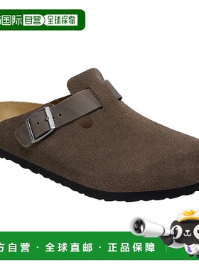自营 Birkenstock波士顿BS混凝土灰色1029210男式灰色 美国奥莱直