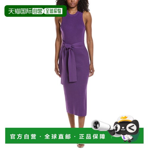 自营TOCCIN Piper合身连衣裙-紫色 美国奥莱直发