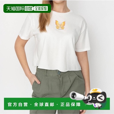 自营volcomSun Keep Trim Short Sleeve Tee In Star White - sta