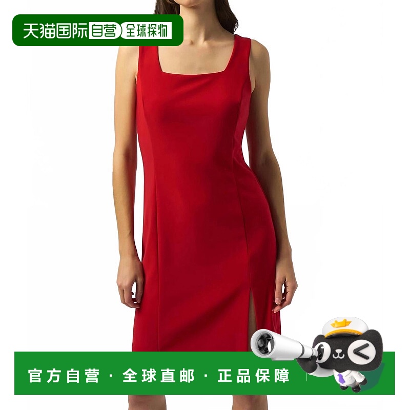 自营joseph ribkoffSilky Knit Sleeveless Sheath Dress In Radi