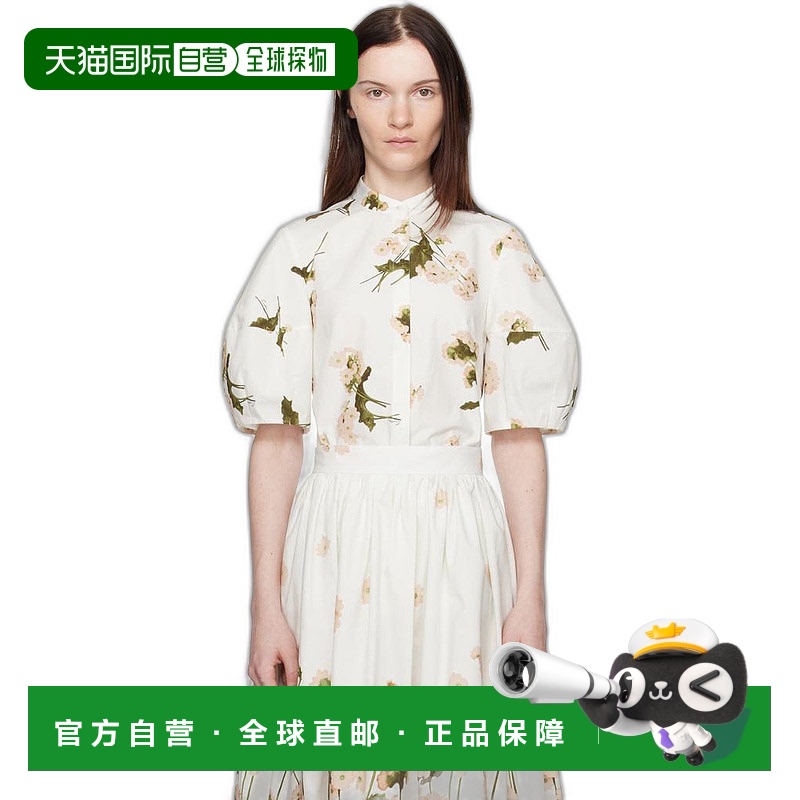 1h可退 【美国直邮】erdem 女士 衬衫短袖立领休闲时尚舒适百搭