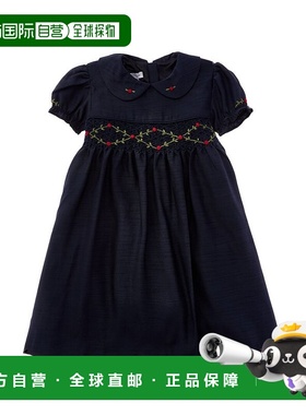 自营Carriage Boutique Puff Sleeve Top - blue 美国奥莱直发