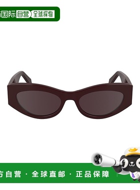 自营calvin klein凯文克莱醋酸酯女式太阳镜-红色 美国奥莱直发