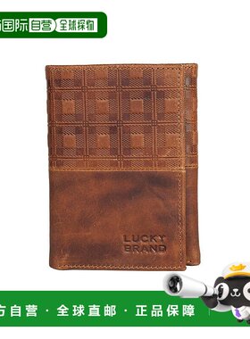 美国直邮Lucky Brand 女士真皮钱包 三折