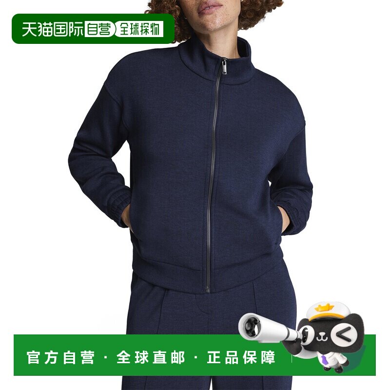 自营SPANX拉绒全拉链夹克-蓝色 美国奥莱直发